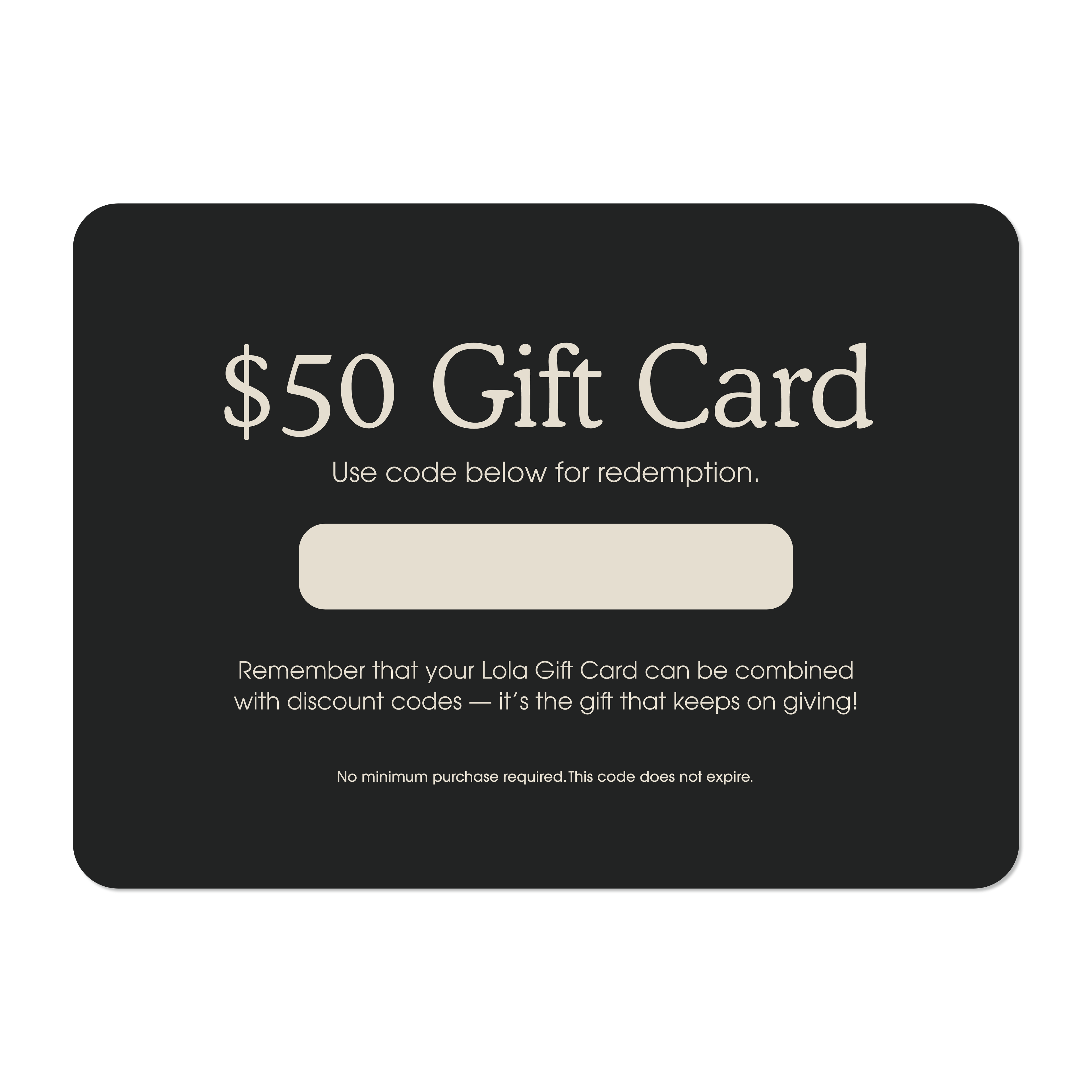 Free $50 Gift Card
