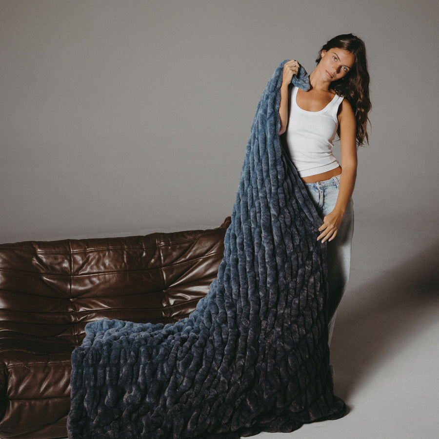 Navy Ombre